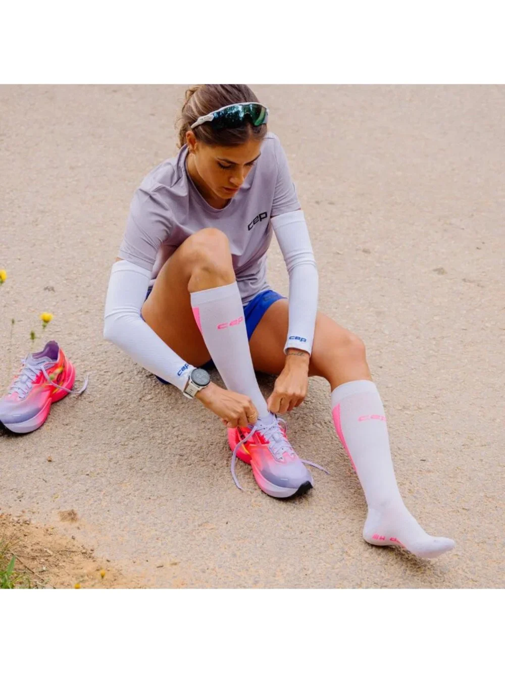 Ultralight 20-30 mmHg Compression Socks for Women - Blister-Free Running Gear